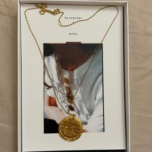 Alighieri Necklace Leone medallion necklace 24kt Gold plated